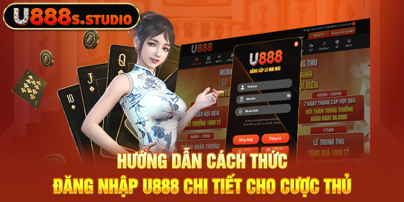 Hướng dẫn cách thức đăng nhập U888 chi tiết cho cược thủ